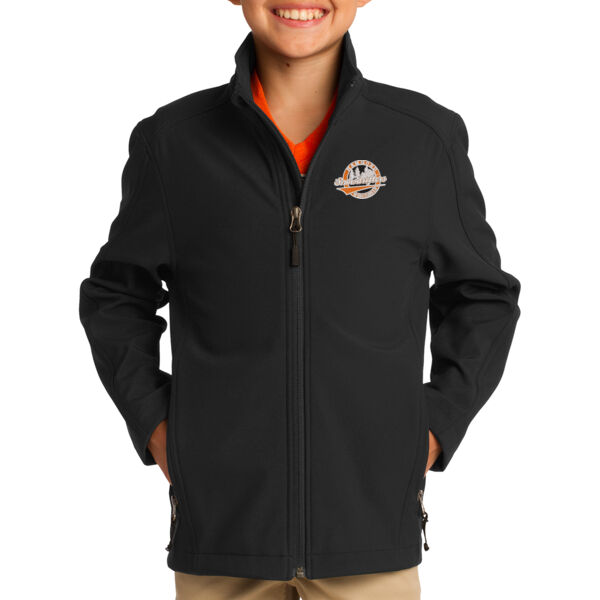 Port Authority Youth Core Soft Shell Jacket - Embroidered Logo Thumbnail